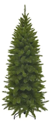 Produktbild von Triumph Tree Bristlecone Pilar - Weihnachten Dekoration Innenbereich - Weihnachtsdeko mit naturgetreuen Zweigen - Weihnachtsbaum mit Steckkonstruktion und Farbcodierung - H215 x Ø89 cm - Grün