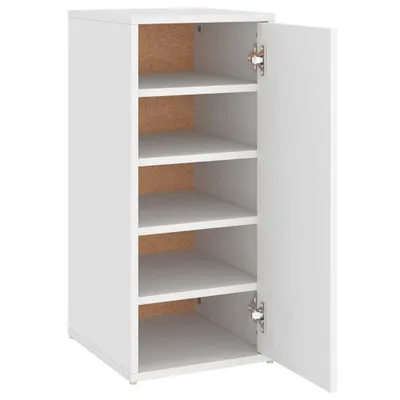 Produktbild von vidaXL Schuhschrank Weiß 32x35x70 cm Holzwerkstoff