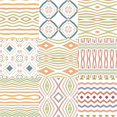 Image de Autocollants pour carrelage pour la cuisine et la salle de bain – 9 autocollants ARAO imitant le carrelage en ciment – 9 autocollants de 10 x 10 cm