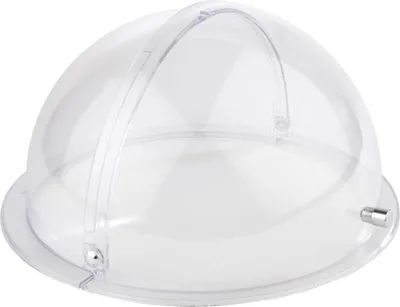 Produktbild von APS 9023 Rolltop-Haube, Kunststoff (SAN), verchromter Griff, Ø 38 cm, Höhe 20 cm,  Germany
