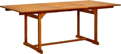 Produktbild von vidaXL Garten-Esstisch (150-200)x100x75 cm Massivholz Akazie