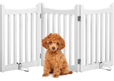 Immagine prodotto di Recinzione di sicurezza per cani Yaheetech, dimensioni (larghezza x altezza): 60,5 x 151,5 cm, composta da 3 pannelli
