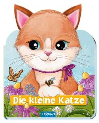 Produktbild von Trötsch Die kleine Katze Pappenbuch mit Plüschohren