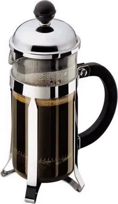 Produktbild von Bodum Chambord, Schwarz, Chrom, Transparent, 12 Tassen, 1,45 kg