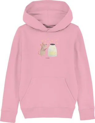 Produktbild von Mr. & Mrs. Panda Kinderpullover Maus Sterne 5-6 Jahre (110/116) - Baumwolle Pink - Geschenk, Sweatshirt, Pullover, Schwangerschaft, Hoffnung, Baumwollpullover, Geburtstag