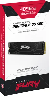 Imagen del producto de Kingston Fury Renegade G5 SSD 4TB PCIe5.0 14200M-s