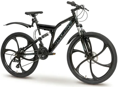 Produktbild von Mountainbike 26 Zoll IwoBike MTB Fully Herren Damen Shimano Ausstattung Alufelgen
