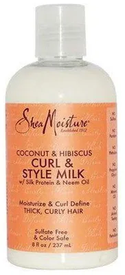 Zdjęcie produktu dla Shea Moisture Kokos i Hibiskus Mleczko do loków i stylizacji 237ml