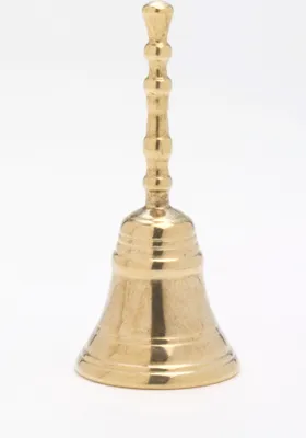 Produktbild von Tischglocke Christkindl-Klang Messing Gold Höhe 12 cm
