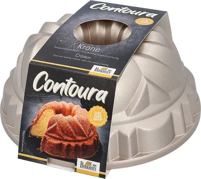 Produktbild von BIRKMANN Gugelhupfform Krone, Ø 24 x H 10 cm, Aluguss, Mit Antihaftbeschichtung & Rezept, 887022