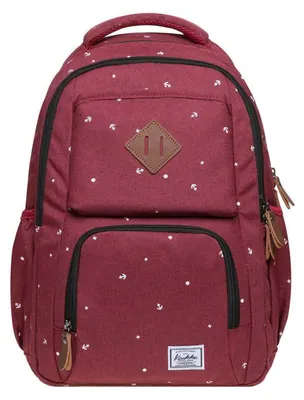 Productafbeelding van Damen rugzak, studentenrugzak, laptoprugzak, schoolrugzak, reizenrugzak, 30x15x42 cm, rood, polyester