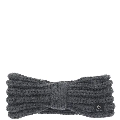 Produktbild von Antonio Damen Strick Stirnband mit Fleece  dark grey