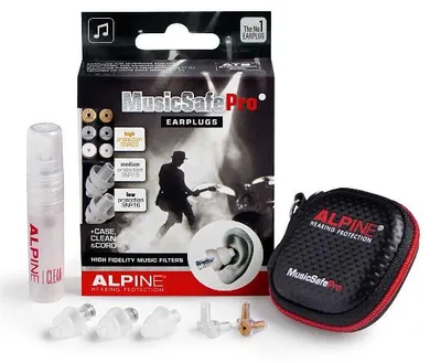 Produktbild von Alpine Music Safe Pro Schwarze Ohrstöpsel