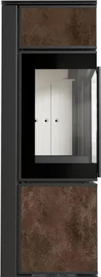 Produktbild von Kaminofen aus Stahl KRATKI TORA/S 8 kW Ø 150 Quarzsinter OXIDE MORO