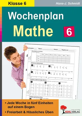 Produktbild von Wochenplan Mathe / Klasse 6