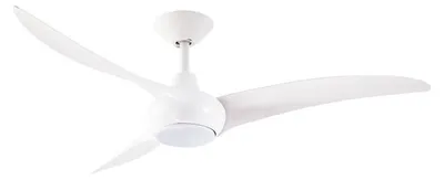 Zdjęcie produktu dla Wentylator sufitowy LED Lindby Briya, biały, Ø 116 cm, CCT