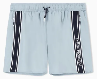 Produktbild von Emporio Armani Herren Boxer Badehose, Slate, S