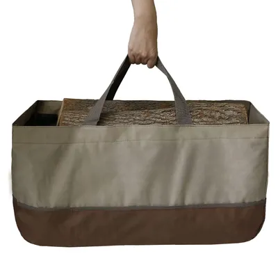 Immagine prodotto di Borsa per trasportare la legna da ardere, robusta, con grande capacità, realizzata in tessuto Oxford 600D, impermeabile