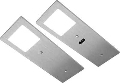 Obrázek produktu pro LED osvětlení pod skříňku kuchyňské 2x3 W, kuchyňské světlo Eco-Pad, teplá bílá