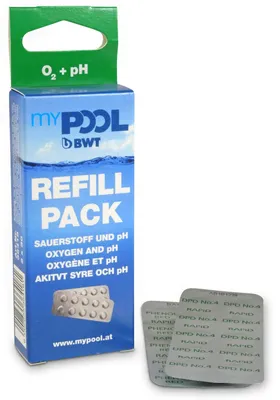 Produktbild von myPOOL Sauerstoff/pH Refill Pack 2x30 Tabletten