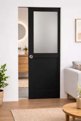 Immagine prodotto di Porta scorrevole Athena nera H204 x L83 cm, con incasso Gd Menusierie