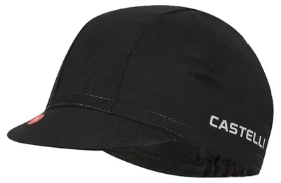 Produktbild von Castelli Logo Kappe Schwarz Schwarz One Size