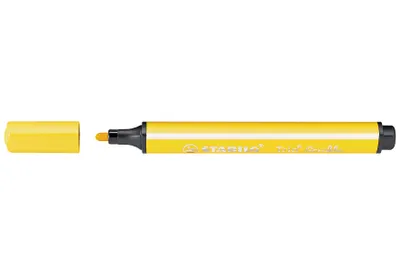 Produktbild von Gefederter Dreikant-Filzstift - STABILO Trio Scribbi - Einzelstift - gelb