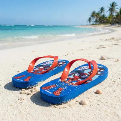 Produktbild von Marvel Spidey Gwen Kinder Flip Flops Zehentrenner Sandalen Latschen – Bunt / 28/29