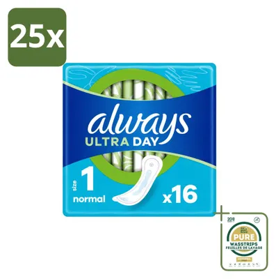 Produktbild von 25 x Always Ultra Normal Damenbinden - Vorratspackung - 25 Stücke