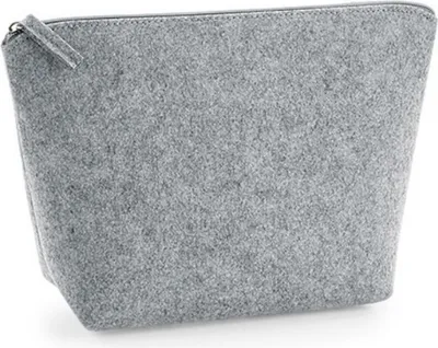 Produktbild von Bagbase - Kosmetikbeutel, Filz RW7062 (M) (Grau meliert)