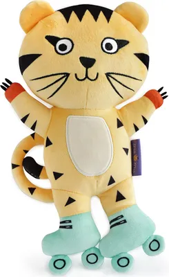 Produktbild von Milk&Moo Skater Cheetah Plüschtier, Niedliches Super-Kuscheltier, Perfekt zum Spielen und Kuscheln, 100% Polyester, 11,4 Zoll