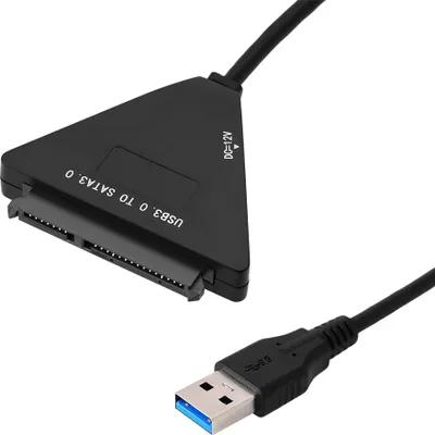 Produktbild von USB 3.0 zu External 2.5 "3.5" SATA III HDD SSD Festplatte Konverter Adapter Kabel fuer Mac Win 8 OS