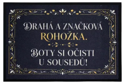 Image de 40 x 60 cm Paillasson haut de gamme et de marque, 40 x 60 cm – pour l'extérieur comme pour l'intérieur