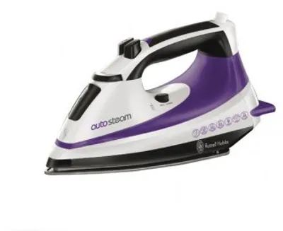 Produktbild von Russell Hobbs 14993 AUTO Steam Keramik Dampfbügeleisen, Keramiksohle, 2000 Watt, Vertikaldampf, Anti-Kalk