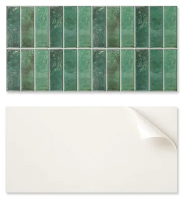 Immagine prodotto di Pannello in vinile autoadesivo con decorazione stampata, dimensioni 100 x 50 cm, ideale per rivestimenti verticali