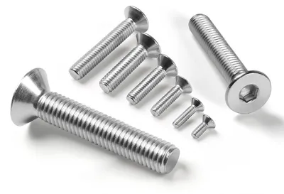 Produktbild von Set mit 50 Senkkopfschrauben aus Edelstahl, M4x12mm, mit Innensechskant