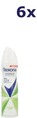 Immagine prodotto di 6 deodoranti spray Rexona Women da 150 ml all'aloe vera