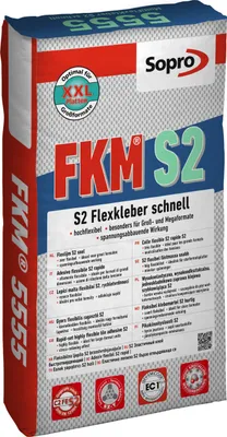 Zdjęcie produktu dla Sopro FKM 5555 S2 fast 15kg cementowy klej cienkowarstwowy
