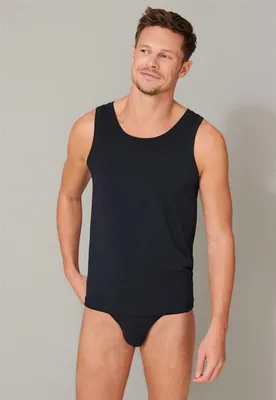 Produktbild von Schiesser Herren Shirt 0/0 Gr. 4 blauschwarz