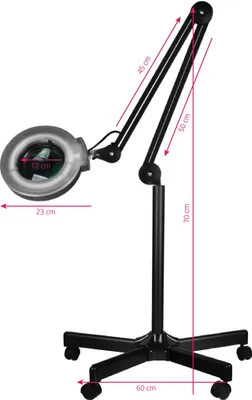 Obrázek produktu pro Kosmetická lampa S5 + stojan černý