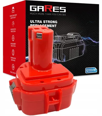 Zdjęcie produktu dla Gares Akumulator do Makita 6912DW 9500DW 6016DW UH300DW | 7,2 V 2 Ah Inny | Mocna Bateria do Robot Sprzątający | Wydajny Zamiennik Gares®
