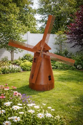 Produktbild von Badeko Windmühle „1000“ in Edelrostoptik