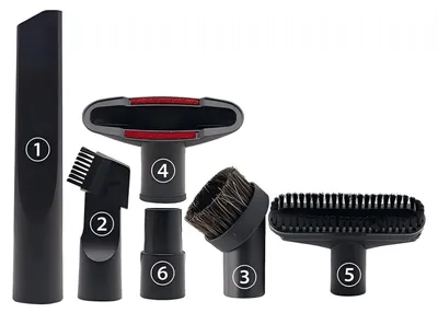 Image de Kit de buses d'aspirateur, diamètre 32-35 mm, buses universelles pour aspirateur, lot de 6 pièces