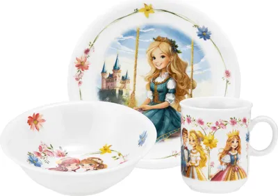 Obrázek produktu pro Seltmann Weiden dětská sada nádobí 3 díly princezna