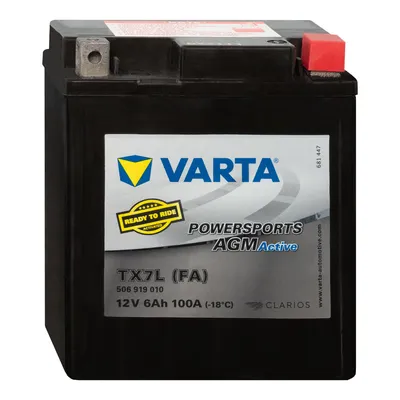 Obrázek produktu pro Motocyklová baterie Varta Powersports AGM TX7L 12V 6Ah