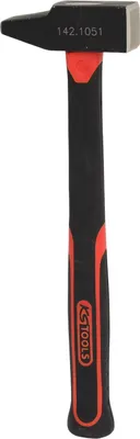 Zdjęcie produktu dla KS Tools 142.1051, Młotek nitujący, Stal, Drewno, Czarny, Czerwony, 31 cm, 575 mm