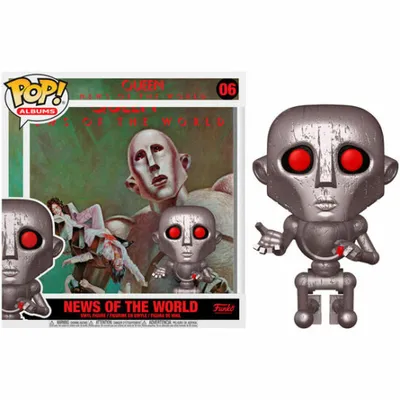 Image de Figurka Funko Pop! Queen - News of the World z albumem w opakowaniu kolekcjonerskim