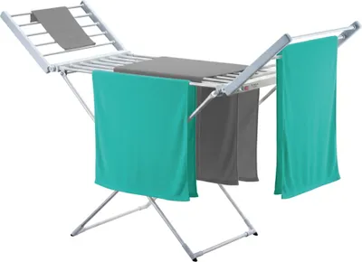 Produktbild von Briebe CD1183 Elektrischer Wäscheständer Energiesparend, 18 Heizelementen, Schnelles Trocknen Edelstahl