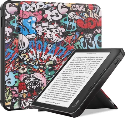 Obrázek produktu pro Ochranný kryt pro Kobo Libra 2 7" Slim Case Case s funkcí stojánku a automatickým uspáním/probuzením