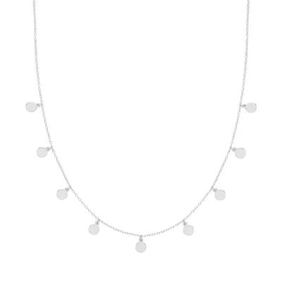 Image de Collier Femme Plaqué Rhodium Argent fin 925 - 43cm; TRS23484